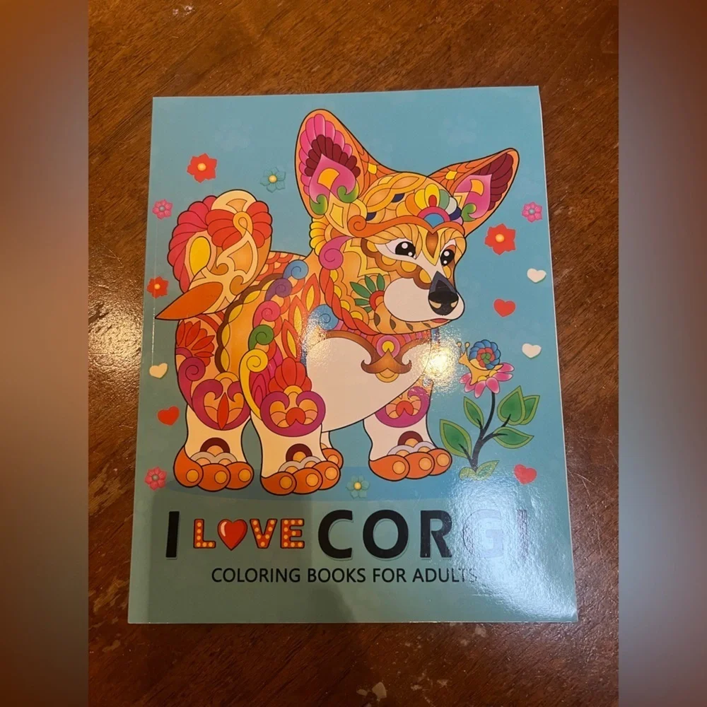 Set of 5 Corgis Coloring Books